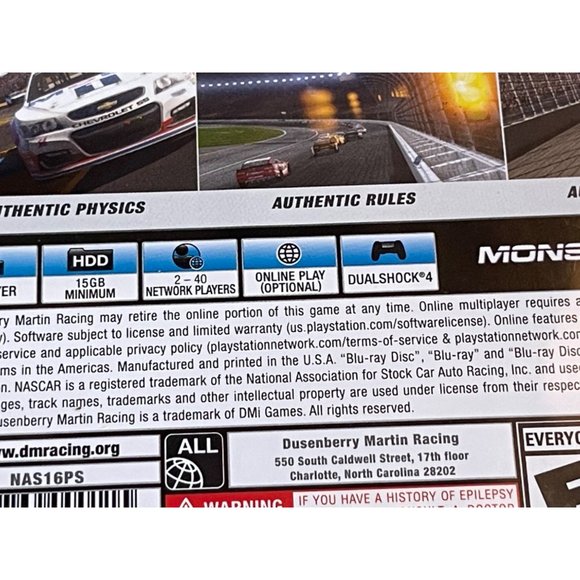 Autographed Signed Carl Edwards Nascar Playstation NASCAR Heat Evolution PS4 - Picture 14 of 16